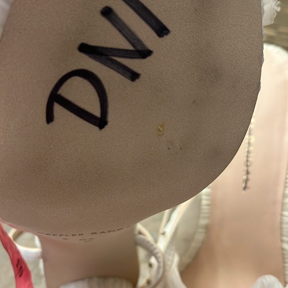 Loeffler Randall Camellia Rhinestone Bow Heel 8.5 - Picture 8 of 9